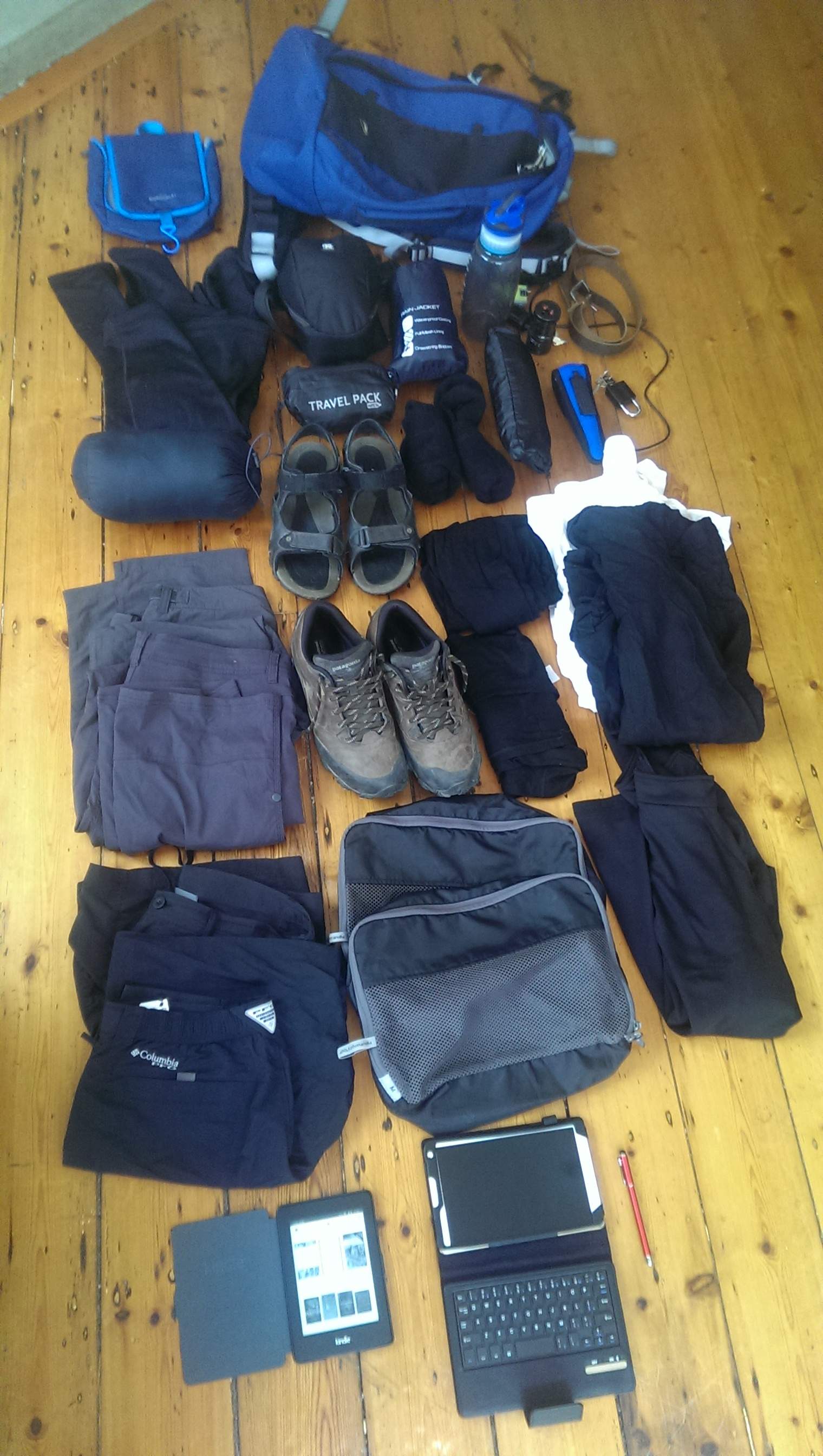 Packing for  a minimalist one year journey[2/50]